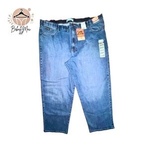 Lee Premium Loose Fit Jeans with Custom Waistband – Classic Comfort, 50x30